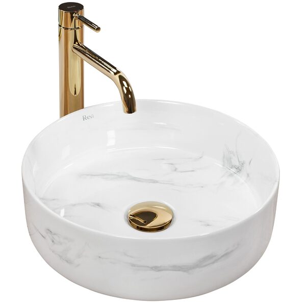 Umývadlo na dosku REA SAMI Nature Marble